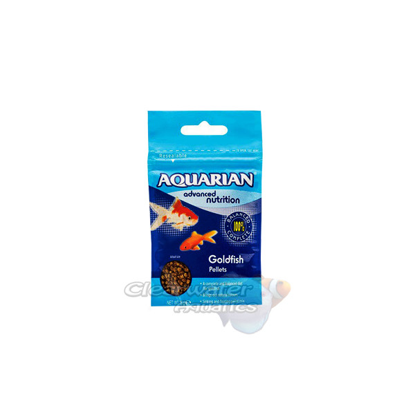 aquarian goldfish pellets